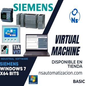 MÁQUINA VIRTUAL SIEMENS BASIC 2025 WINDOWS 7 x64 BITS
