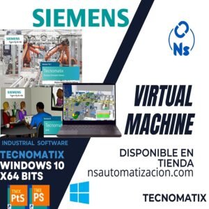 MÁQUINA VIRTUAL SIEMENS TECNOMATIX 2025 WINDOWS 10 x64 BITS