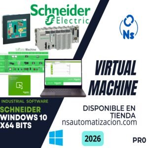 MÁQUINA VIRTUAL SCHNEIDER ELECTRIC PRO 2026 WINDOWS 10 x64 BITS