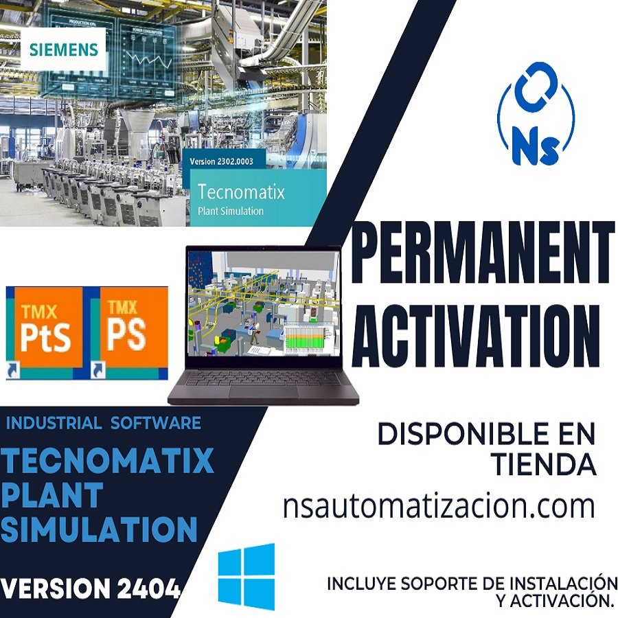 SIEMENS TECNOMATIX PLANT SIMULATION 2404