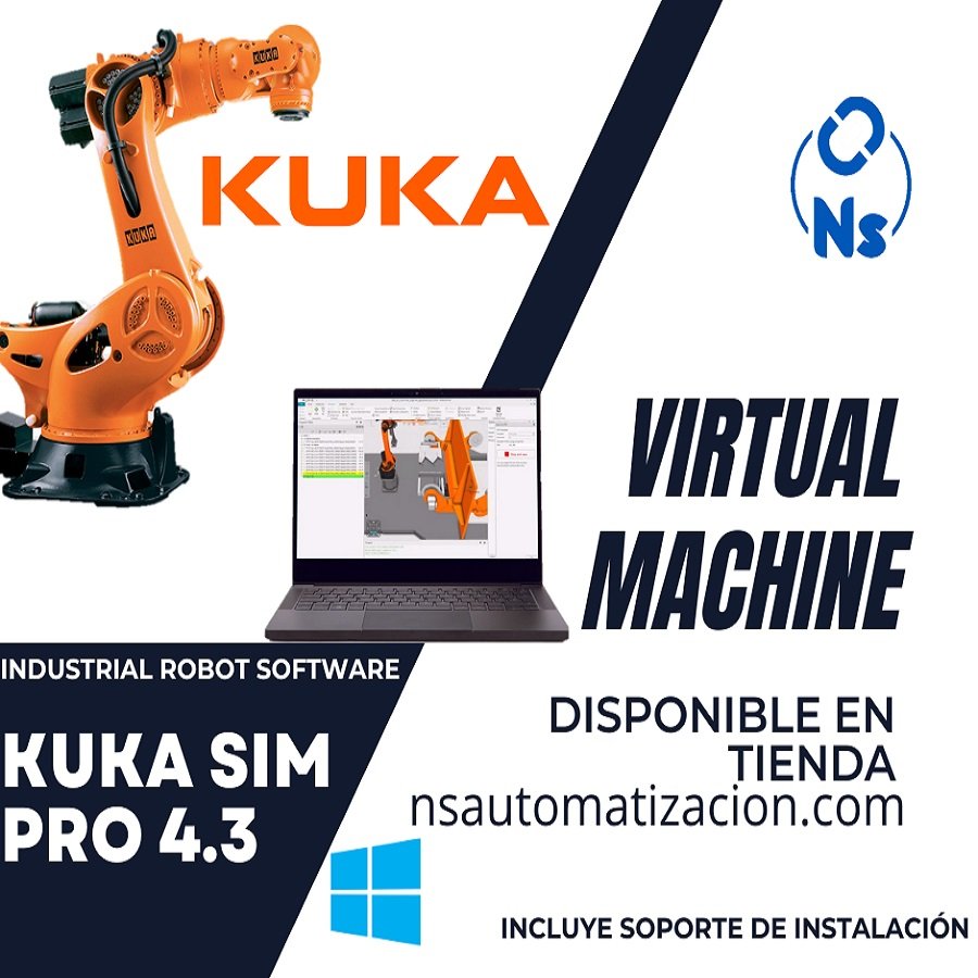 MÁQUINA VIRTUAL KUKA SIM 4.3 WINDOWS 10 x64 BITS