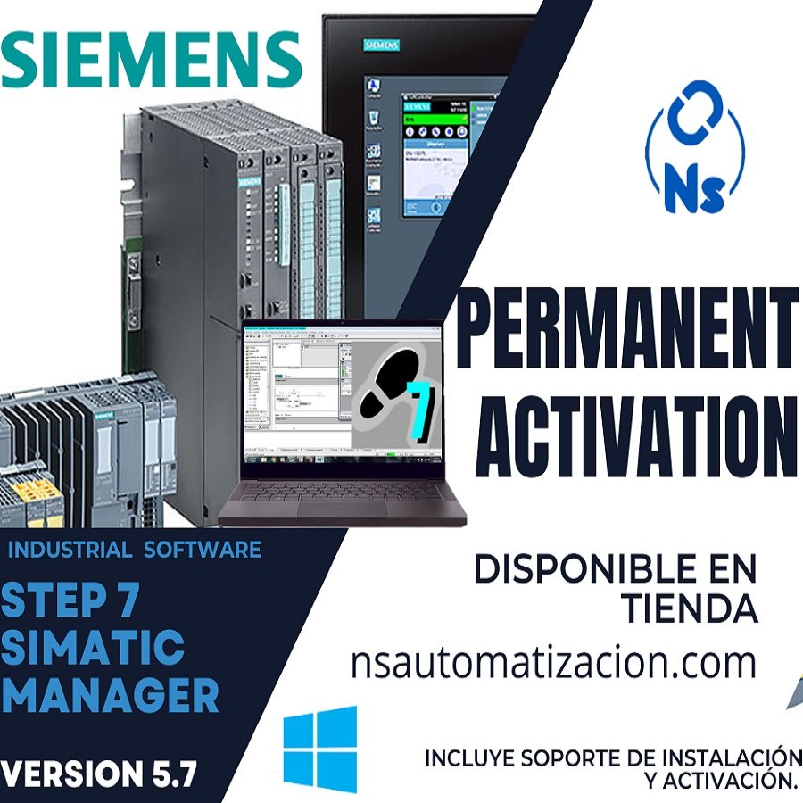 SIEMENS STEP 7 SIMATIC MANAGER V 5.7 PROFESIONAL