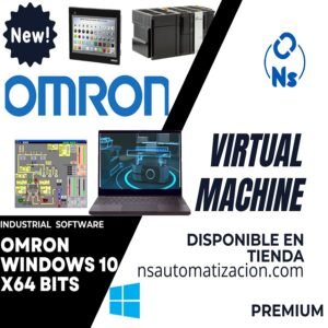 MÁQUINA VIRTUAL OMRON PREMIUM 2026 WINDOWS 10 x64 bits