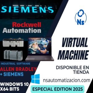 MÁQUINA VIRTUAL SIEMENS + ALLEN BRADLEY (ESPECIAL EDITION) 2025