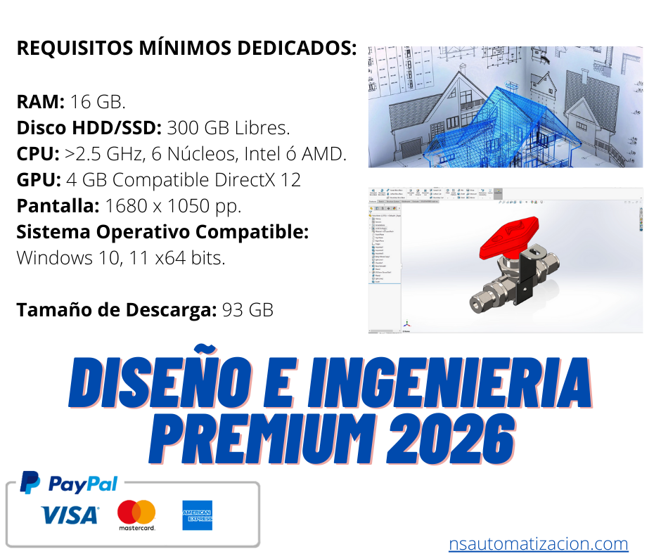 MÁQUINA VIRTUAL DISEÑO E INGENIERÍA PREMIUM 2026 WINDOWS 10 X64 BITS - Image 4