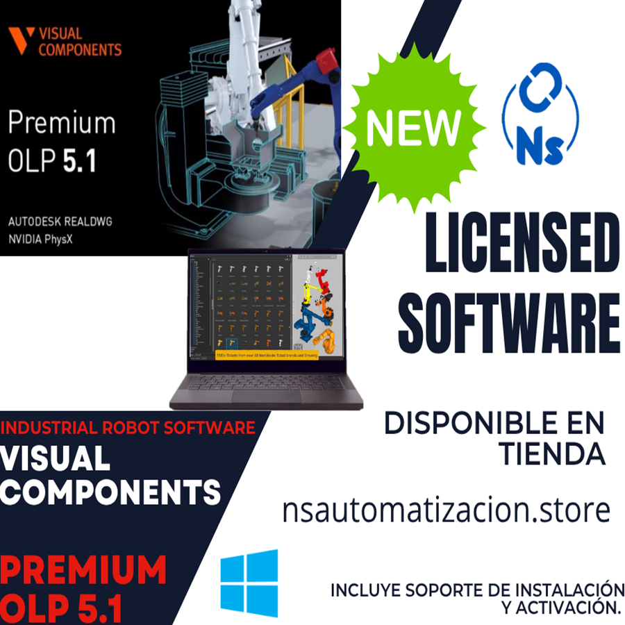 VISUAL COMPONENTS PREMIUM OLP 5.1